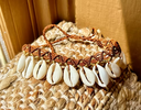 Macrame Shell Dangle Anklet