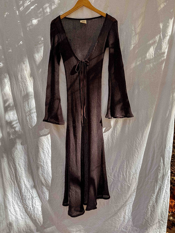 Wednesday Organic Cotton Open Knit Duster