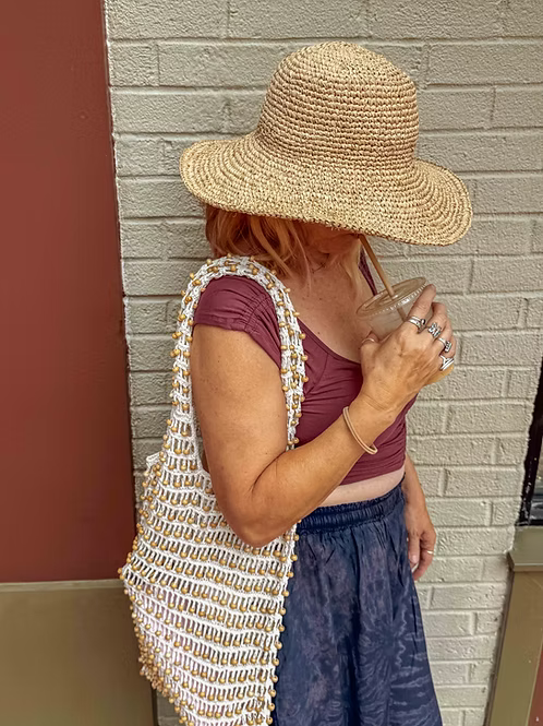 Zahara Hat : Natural Raffia Sun Hat