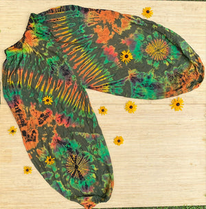 Tie Dye Flowy Genie Pants