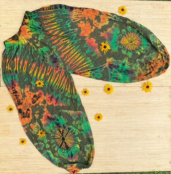 Tie Dye Flowy Genie Pants