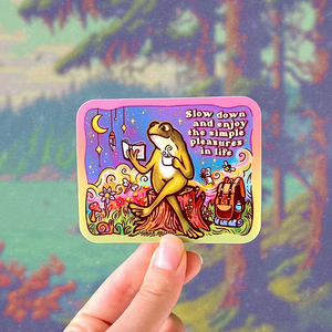 Slow Down + Enjoy Sticker