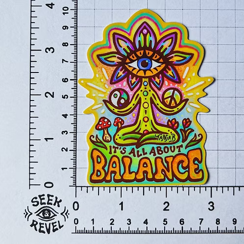 It's All About Balance Sticker