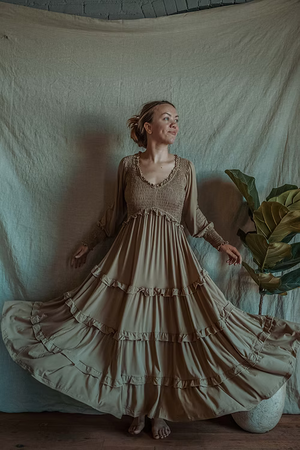 Vestido maxi Emilia EcoVero