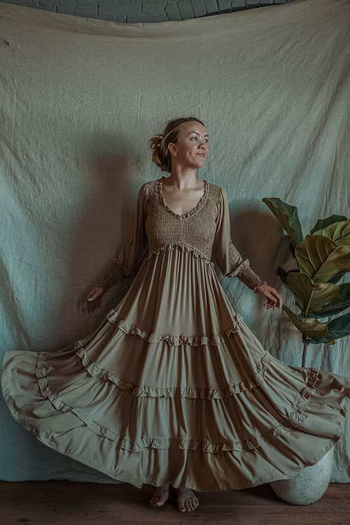 Vestido maxi Emilia EcoVero