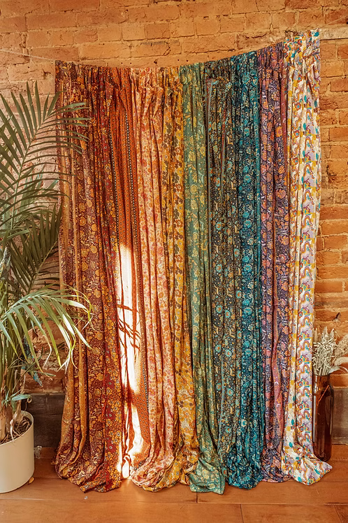Silk Curtain Panels