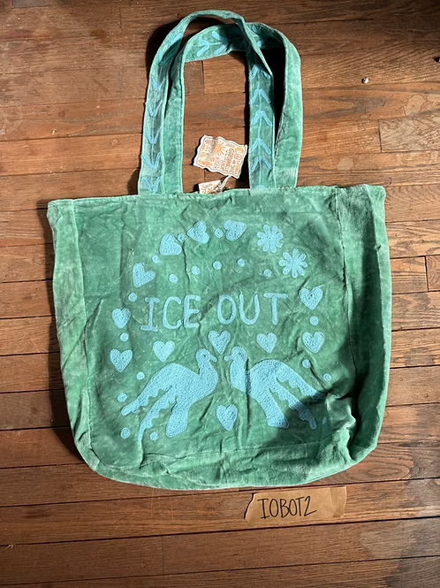 Ice Out Velvet Tote Bag