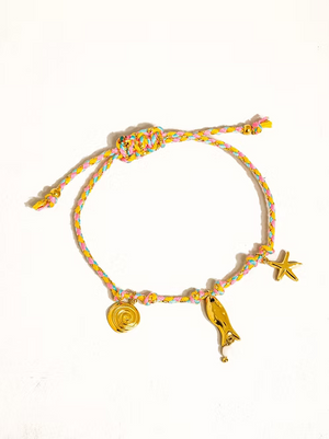 Menton Summer Rope Charm Bracelet