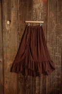 Valentina Cinch Skirt: Organic Cotton Bamboo