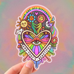 We Are All Different Sticker