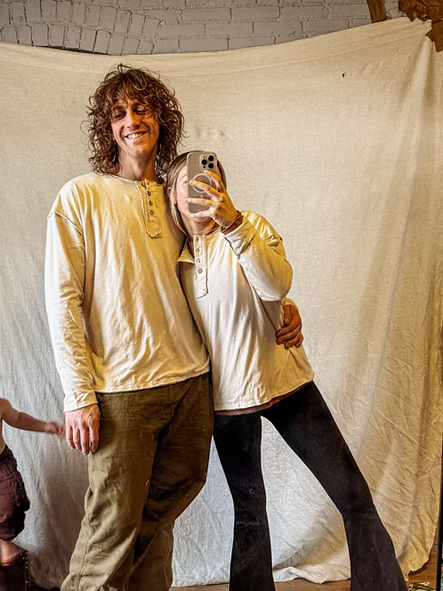 Gambler Hemp Double Layer Henley
