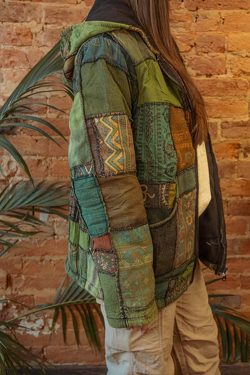 Reese Unisex Patchwork Lined Jacket