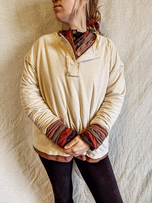 Gambler Hemp Double Layer Henley
