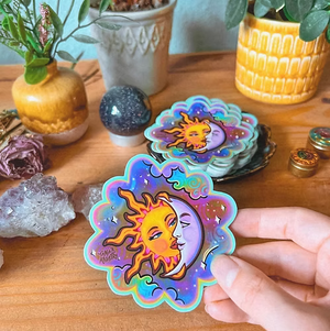 Sun And Moon Sticker