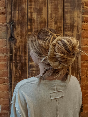 Organic Cotton Bamboo Scrunchie