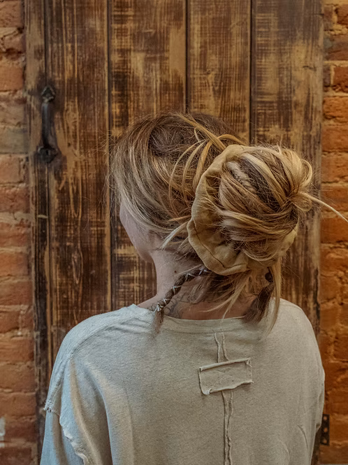 Organic Cotton Bamboo Scrunchie