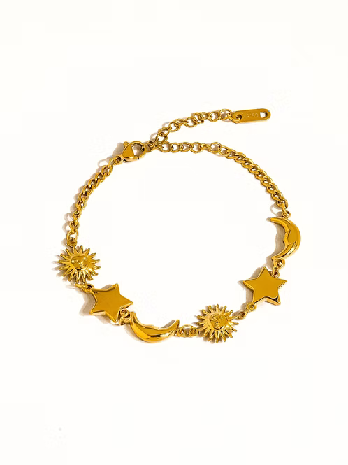 Leonora Moon Star Bracelet