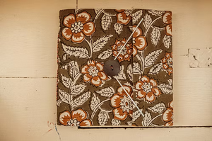 Handmade Button Sketchbook Journal
