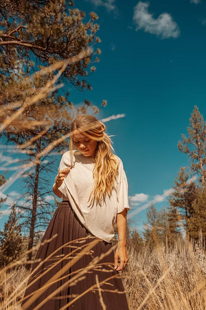 CROPPED HEMP TEE : Hemp Organic Cotton