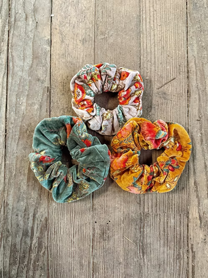 Organic Cotton Velvet Scrunchie
