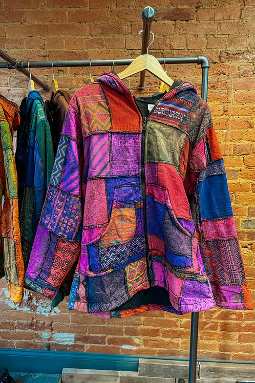 Reese Unisex Patchwork Lined Jacket