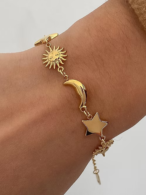 Leonora Moon Star Bracelet