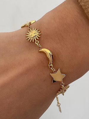 Leonora Moon Star Bracelet