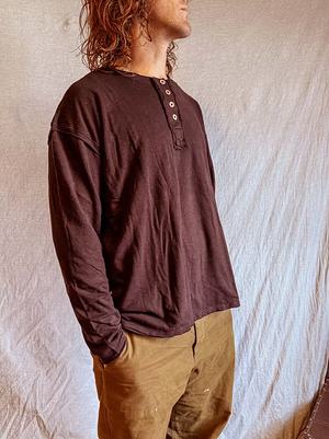 Gambler Hemp Double Layer Henley