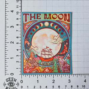 La pegatina de la Luna