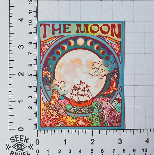 La pegatina de la Luna