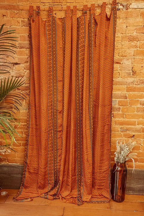 Silk Curtain Panels