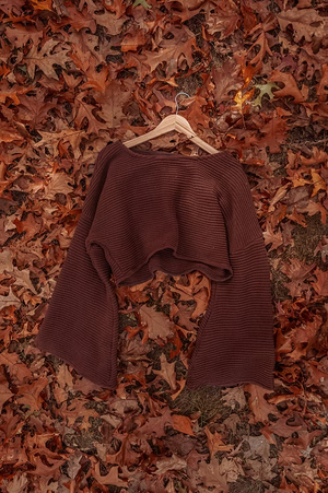 Mabel 100% Organic Cotton Bell Crop Sweater