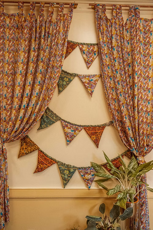 Silk Curtain Panels