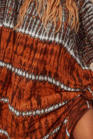 Bristol Indigo Rust Kaftan