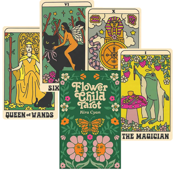 Flower Child Tarot: Deck & Guidebook