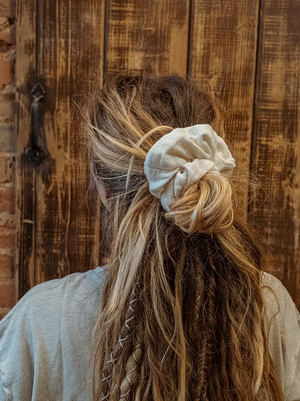 Organic Cotton Bamboo Scrunchie