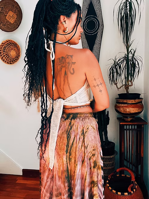 Recycled Cotton Mesh Bralette