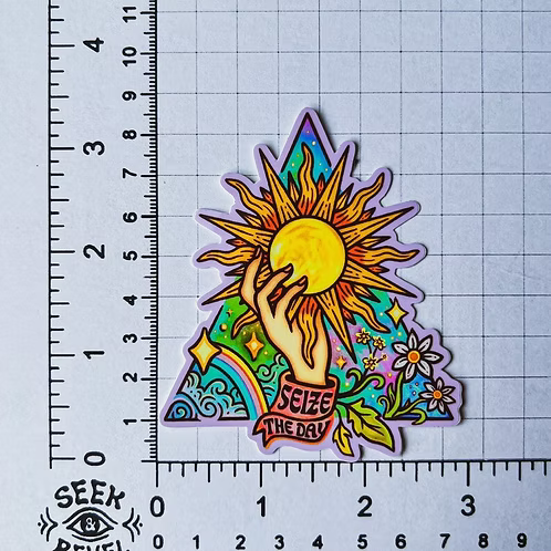 Seize The Day Sticker
