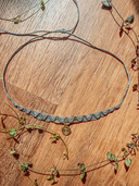 Collier ras du cou Morgan en macramé