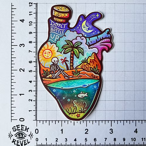 Don't Bottle Up Sticker