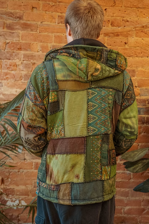 Reese Unisex Patchwork Lined Jacket