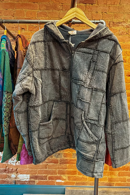 Reese Unisex Patchwork Lined Jacket