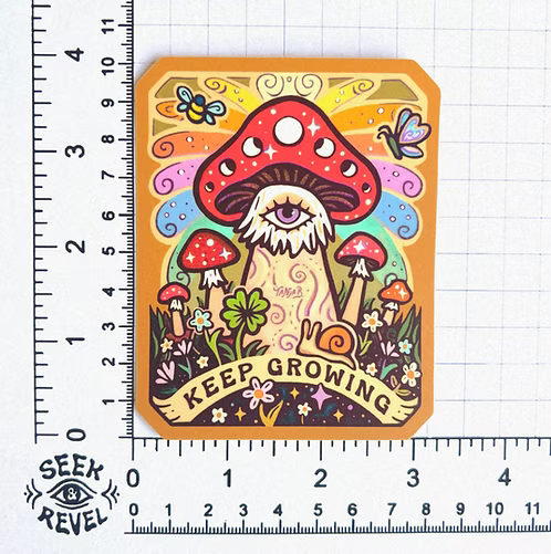Keep Growing Sticker