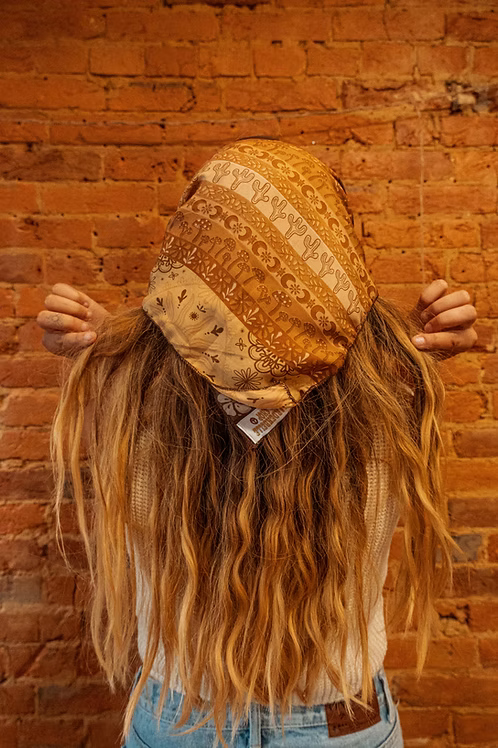 Bandana de soie Hippie Solstice du désert©
