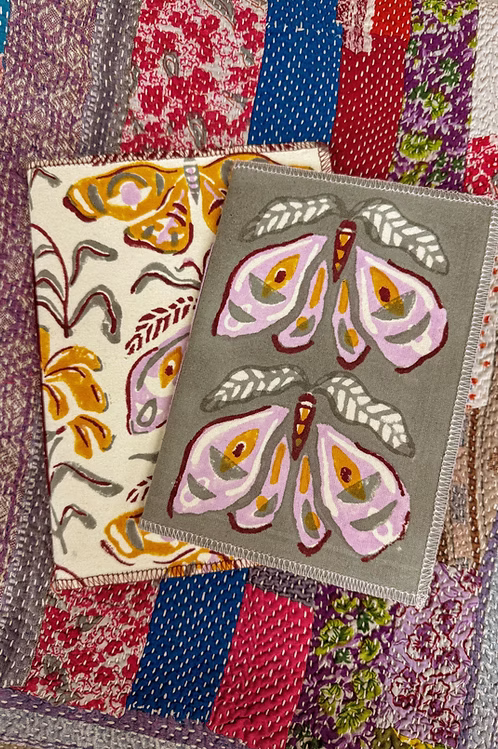 Carnet en coton imprimé Nocturna