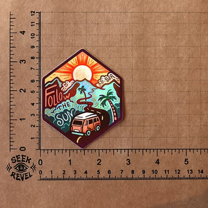 Follow The Sun Sticker