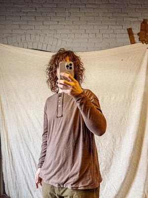 Gambler Hemp Double Layer Henley