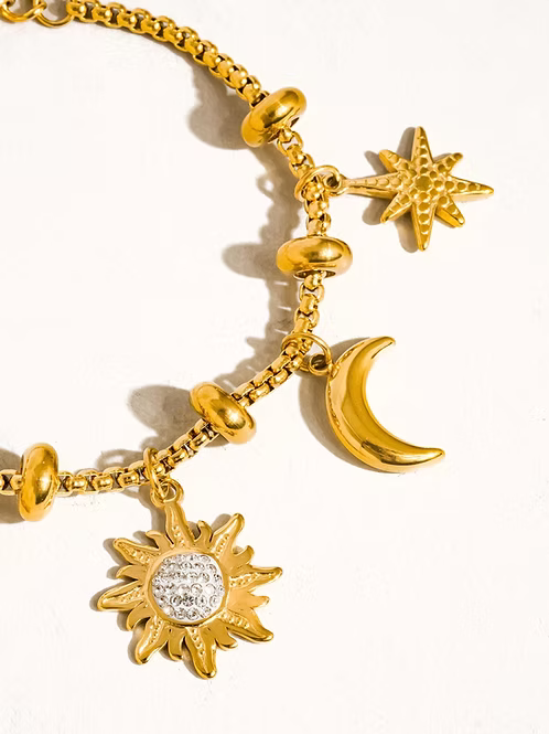 Fenix Moon Star Charm Bracelet