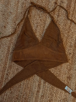 Recycled Cotton Mesh Bralette