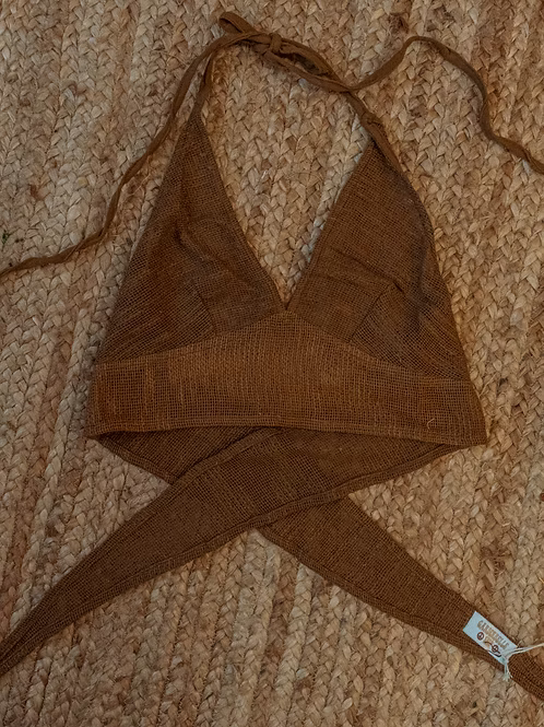 Recycled Cotton Mesh Bralette
